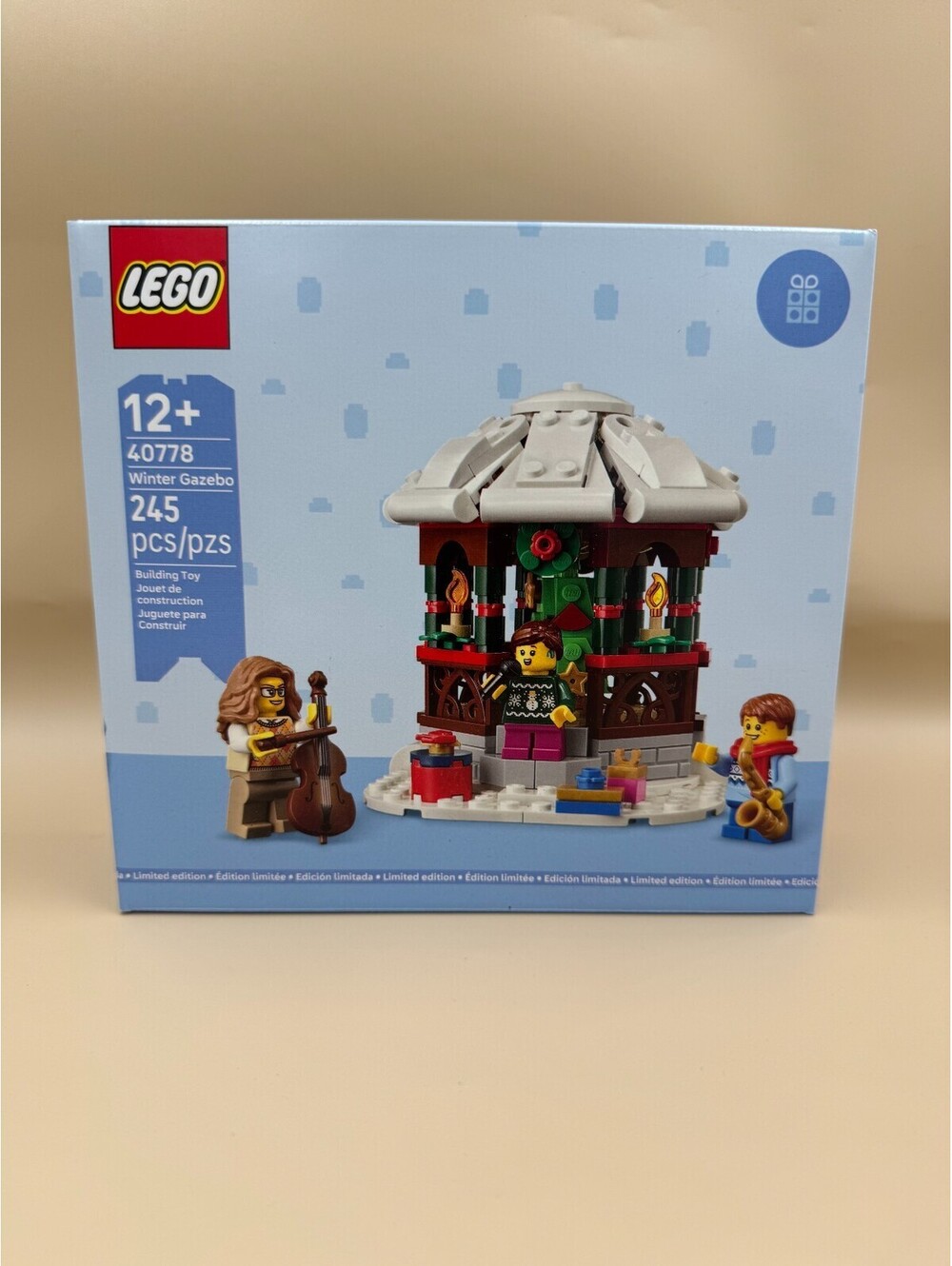 LEGO Winter Gazebo 40778 Christmas Village Set Limited Edition Brand New Sealed